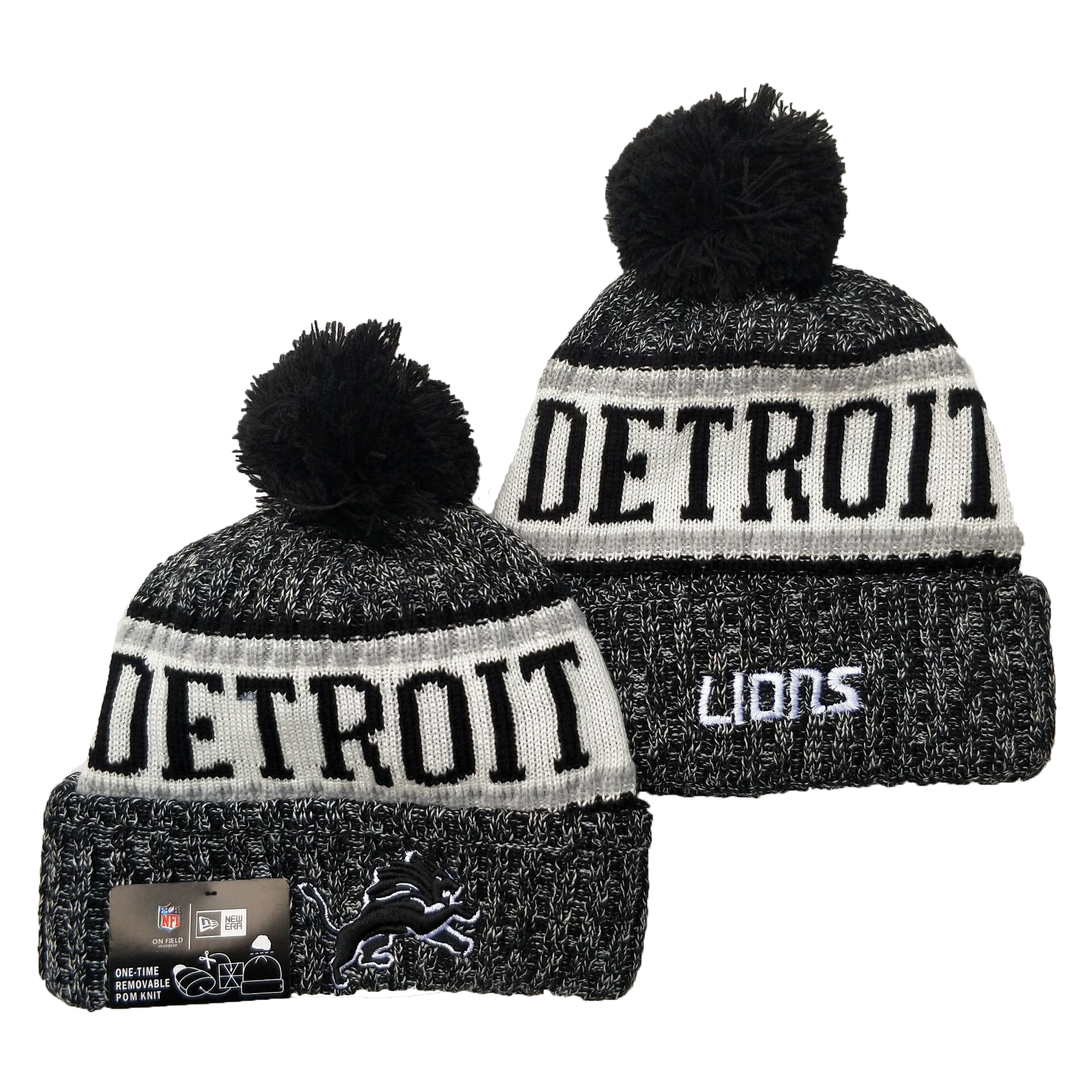 Detroit Lions Knit Hats 042